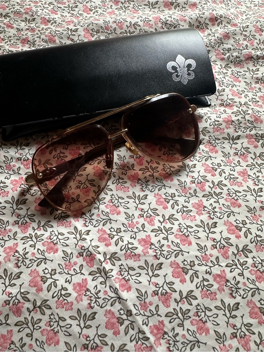 Chrome Hearts brown sunglasses